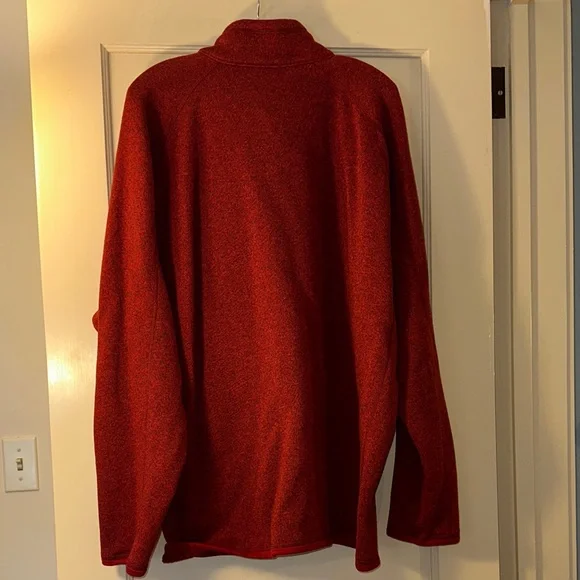 Patagonia Men's XXXL Vibrant Red Zip-Up Sweater - Picture 9 of 12